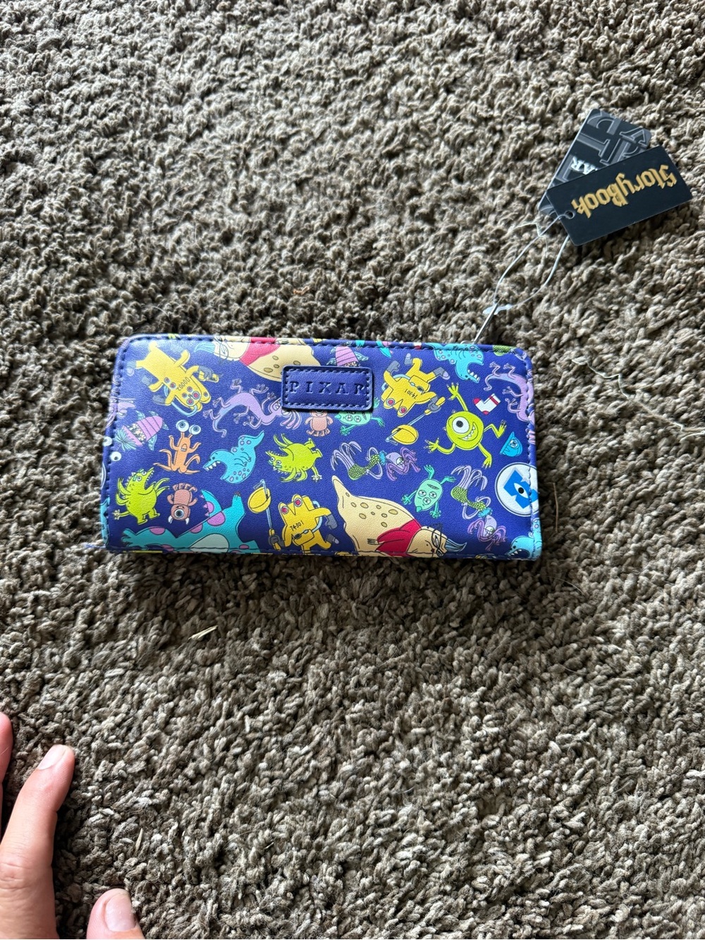 Disney Purple Monsters Pattern Wallet